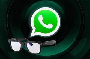 اسکرین شات‌هایی از نحوه اتصال عینک هوشمند Ray-Ban Stories به واتس‌اپ